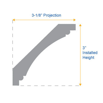 beaded cove crown molding