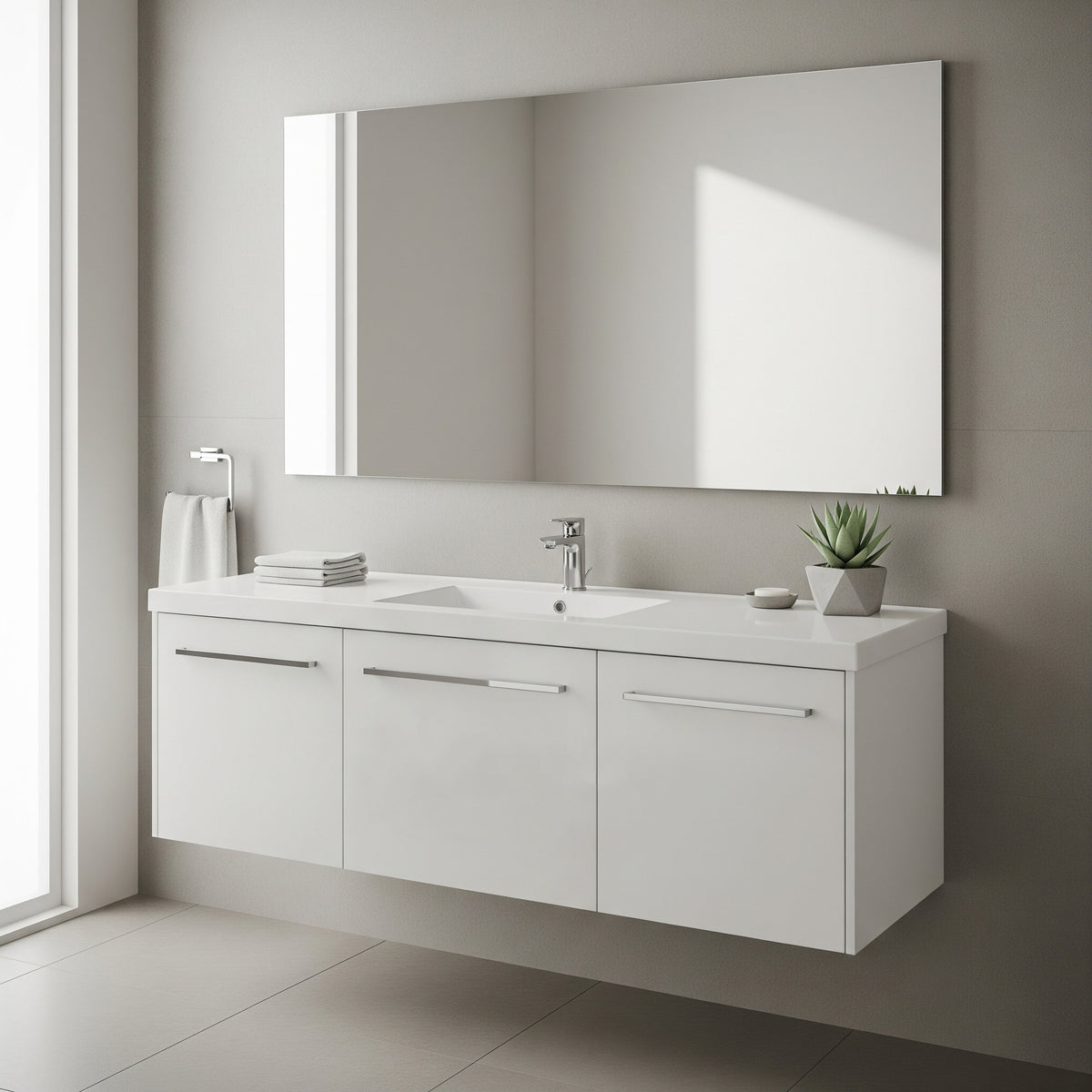 Frank vanity 1 sink