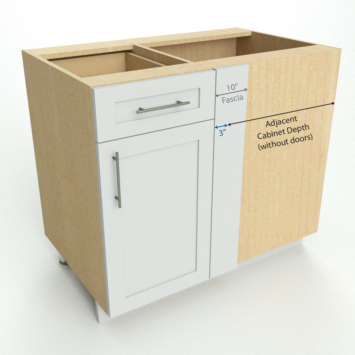 blind cabinet 1 door 1 drawer