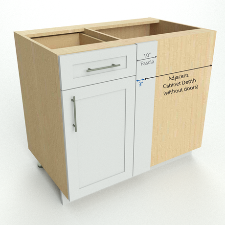 blind cabinet 1 door 1 drawer
