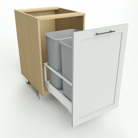 lower cabinet trash pullout