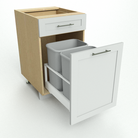 lower cabinet trash pullout