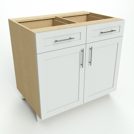 lower cabinet 2 drawers 2 doors