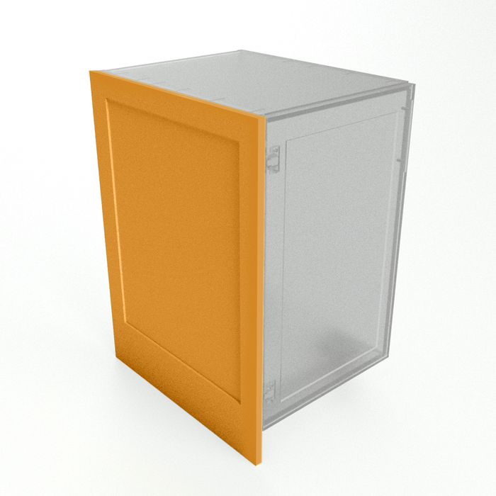applied door panel to floor
