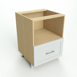 base cabinet open shelf unfinished