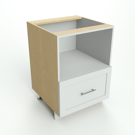 base cabinet open finished