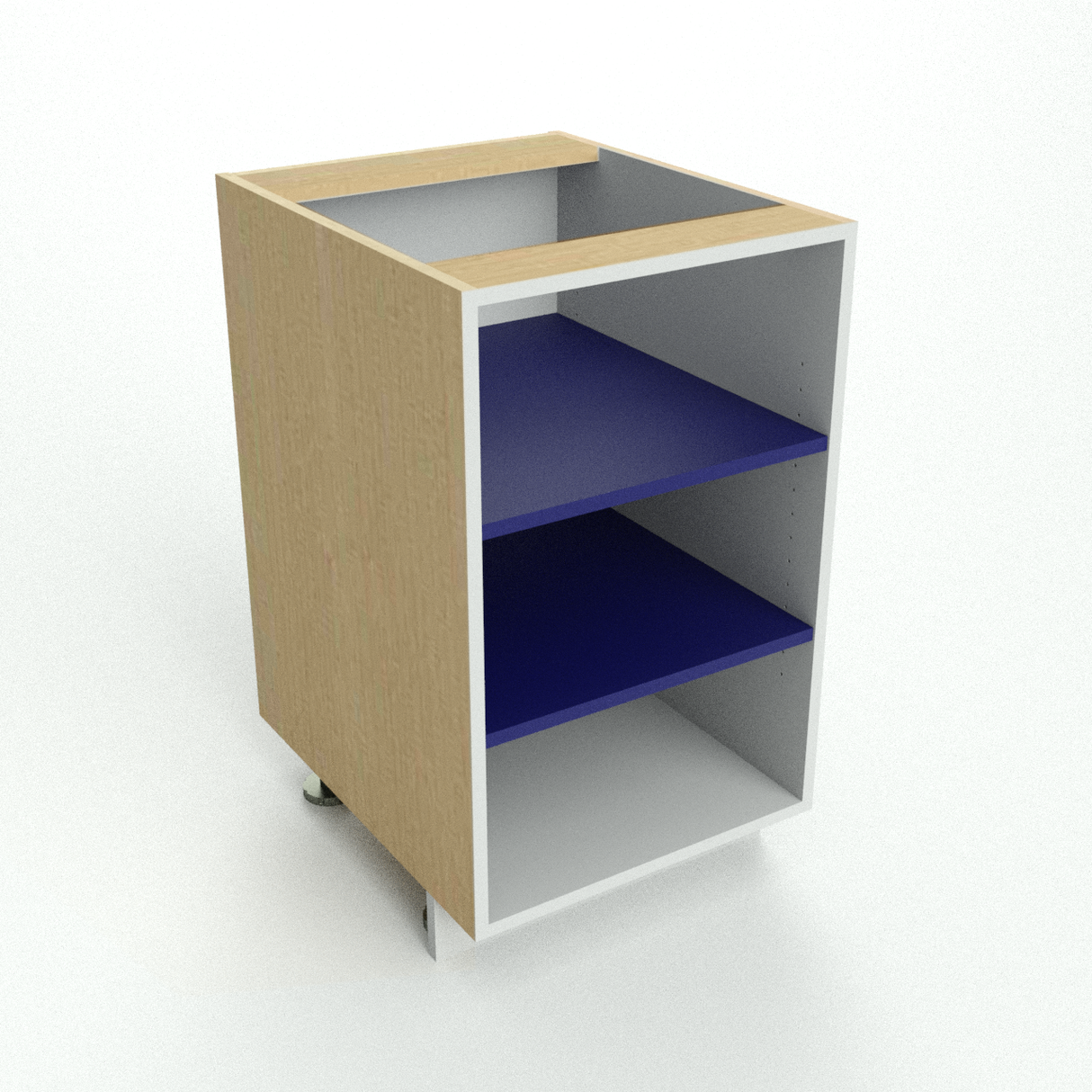 base cabinet open