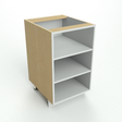 base cabinet open
