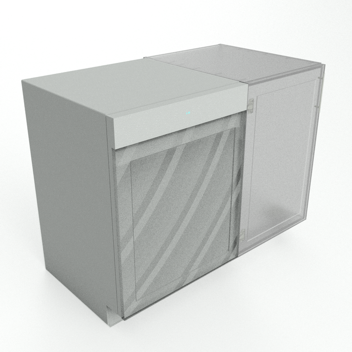 base cabinet next to appliance