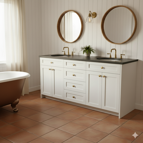 Ellis vanity 2 sinks