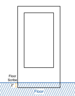 floor scribe 2 inch