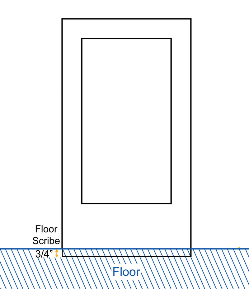 floor scribe 3/4"