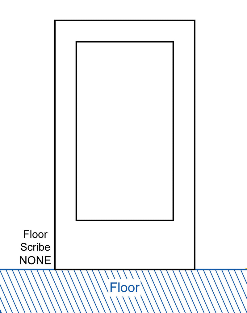 no floor scribe