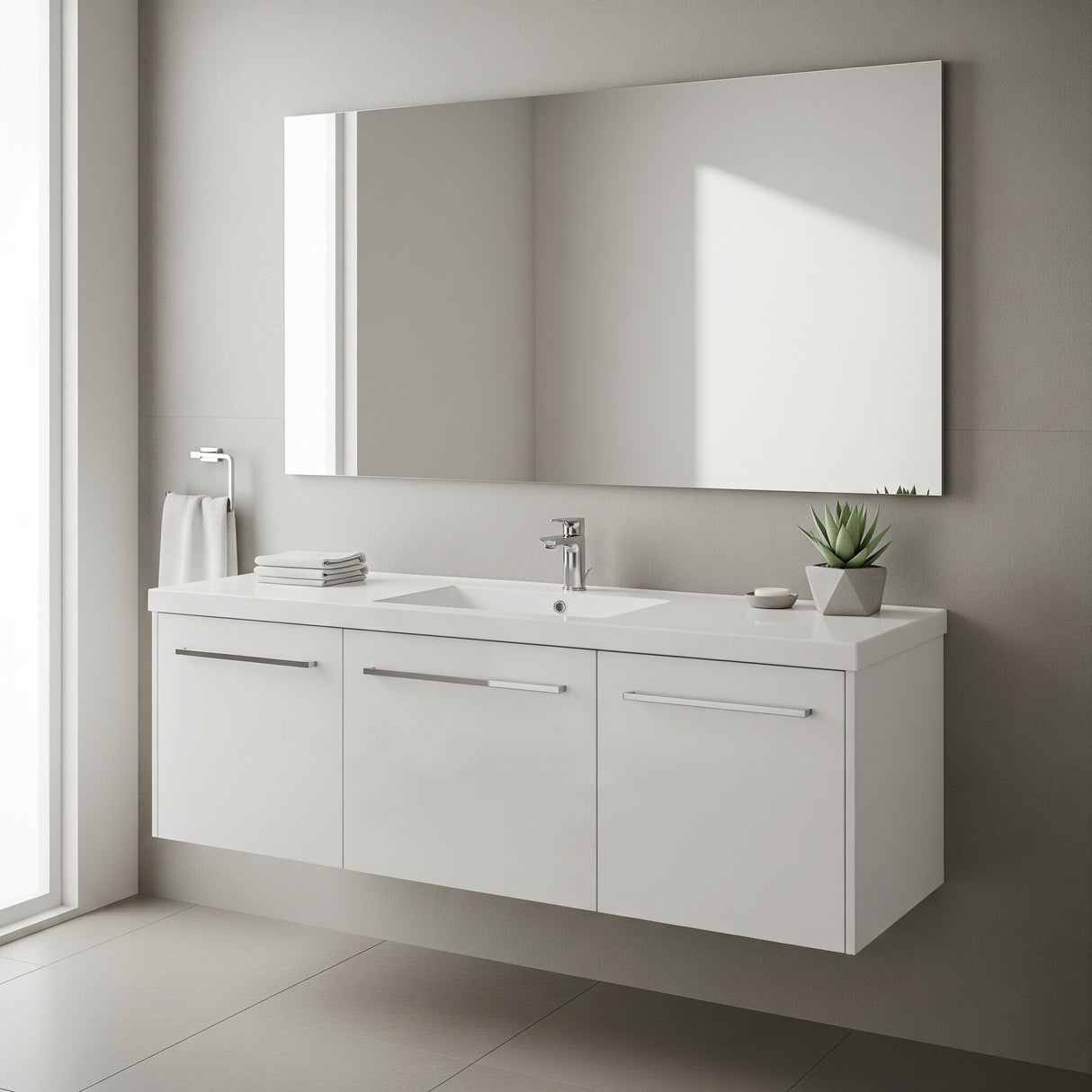 Frank vanity 1 sink