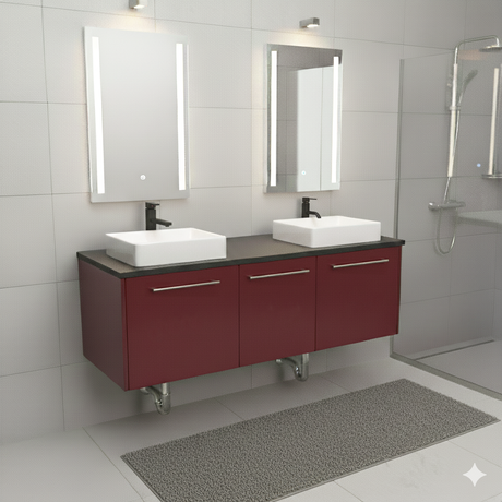 Frank vanity 2 sinks