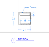 inner drawer measurements
