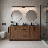 Geneva Custom Bathroom Vanity - Double Sinks - 57 in. to 96 in.
