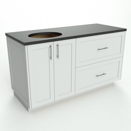 Geneva vanity 1 sink