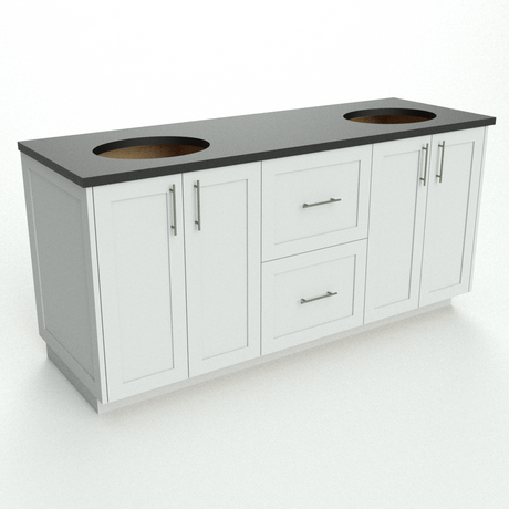 Geneva vanity 2 sinks