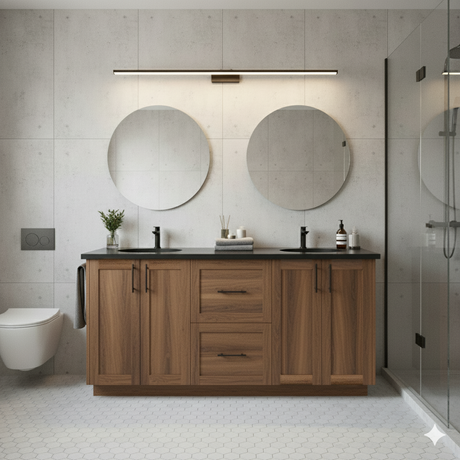 Geneva vanity 2 sinks