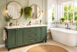 Harlan Custom Bathroom Vanity - Double Sinks - 60 in. - 72 in. - 84 in. - 96 in.