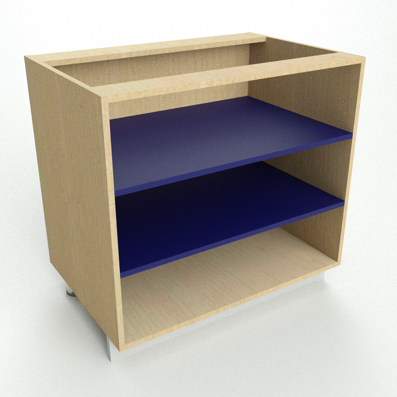 lower cabinet fixed shelves