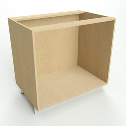 lower cabinet open