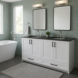 Monroe Custom Bathroom Vanity - Double Sinks - 48 in. - 60 in. - 72 in.