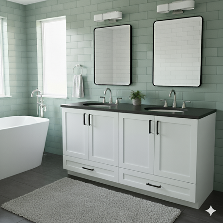 Monroe vanity 2 sinks