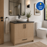 Quick Ship - Monroe Custom Bathroom Vanity - 1 Sink - 24 in. to 36 in.