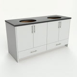 Quick Ship - Monroe Custom Bathroom Vanity - Double Sinks - 48 in. - 60 in. - 72 in.