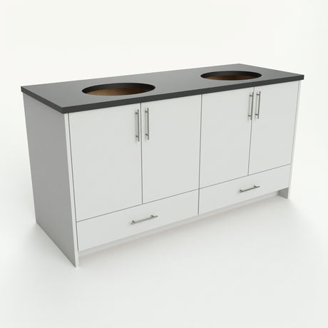 Quick Ship - Monroe Custom Bathroom Vanity - Double Sinks - 48 in. - 60 in. - 72 in.