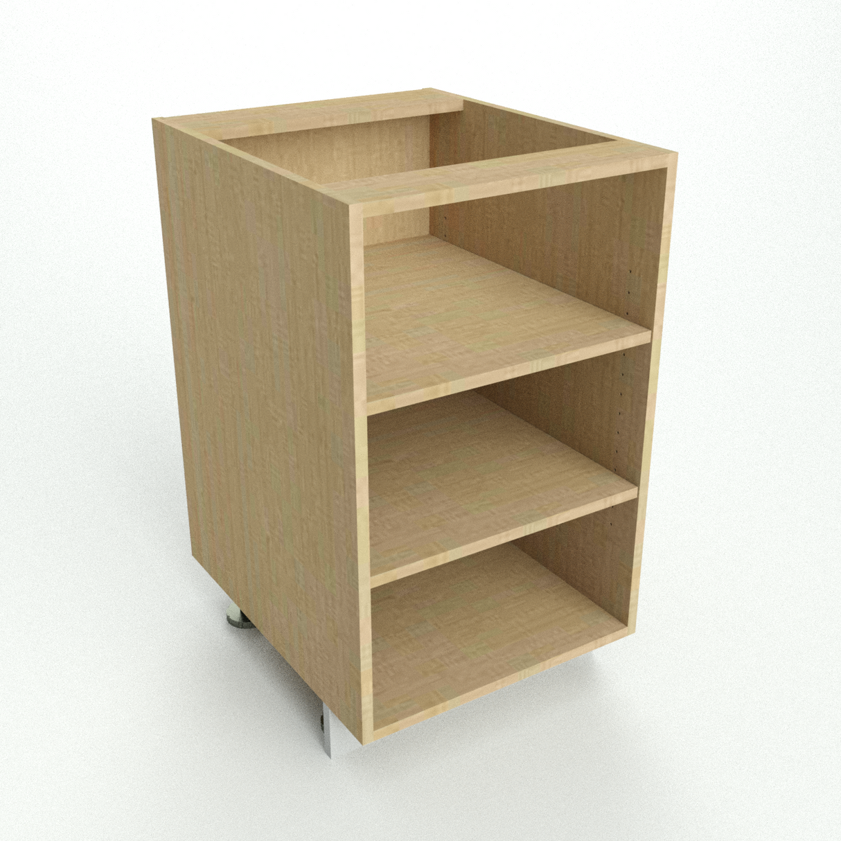 lower cabinet open