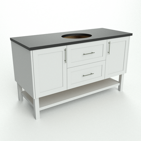 Rosalie Custom Bathroom Vanity - 1 Sink - 36 in. to 72 in.