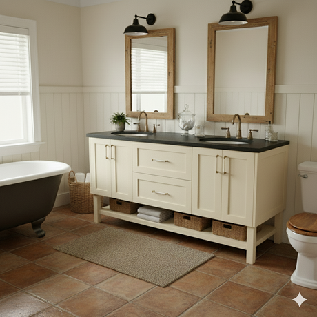Rosalie vanity 2 sinks