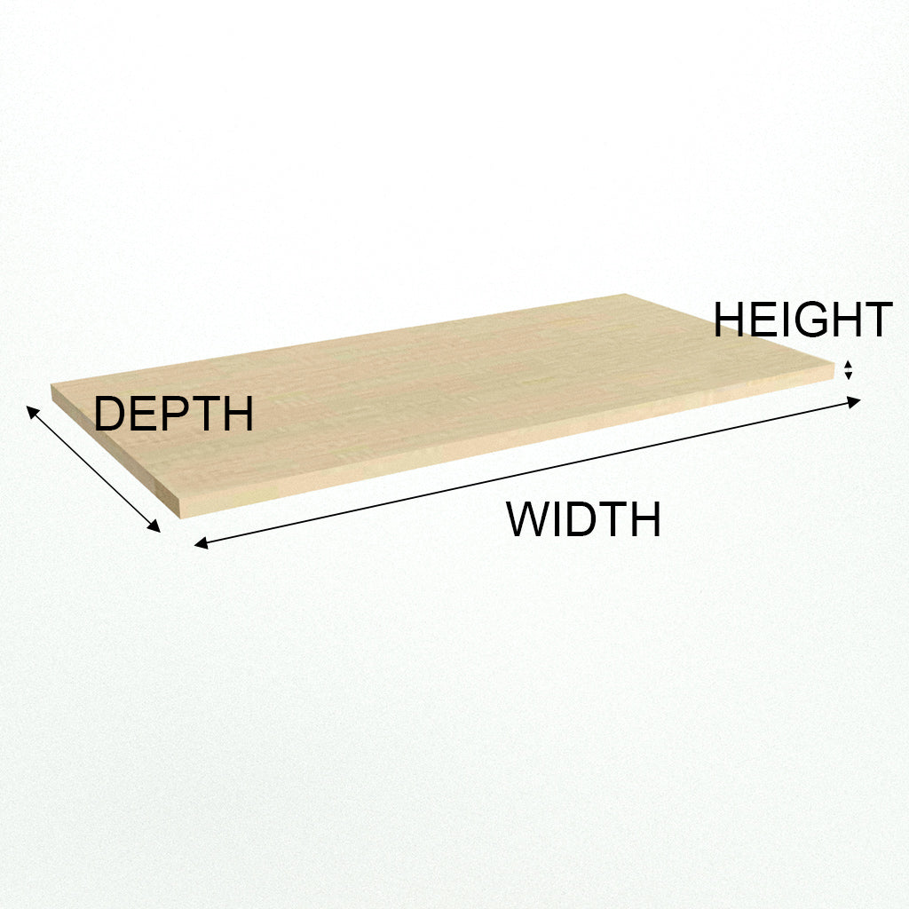 panel shelf dimensions