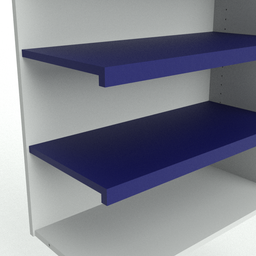 shelves with nosing