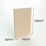 slab panel measurements