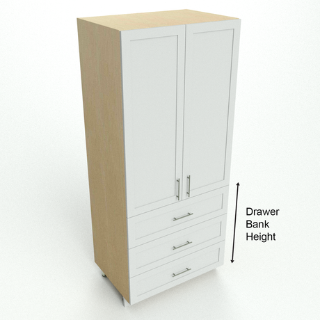 tall cabinet 2 door 3 drawer