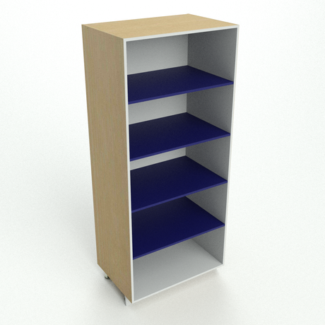 tall cabinet open