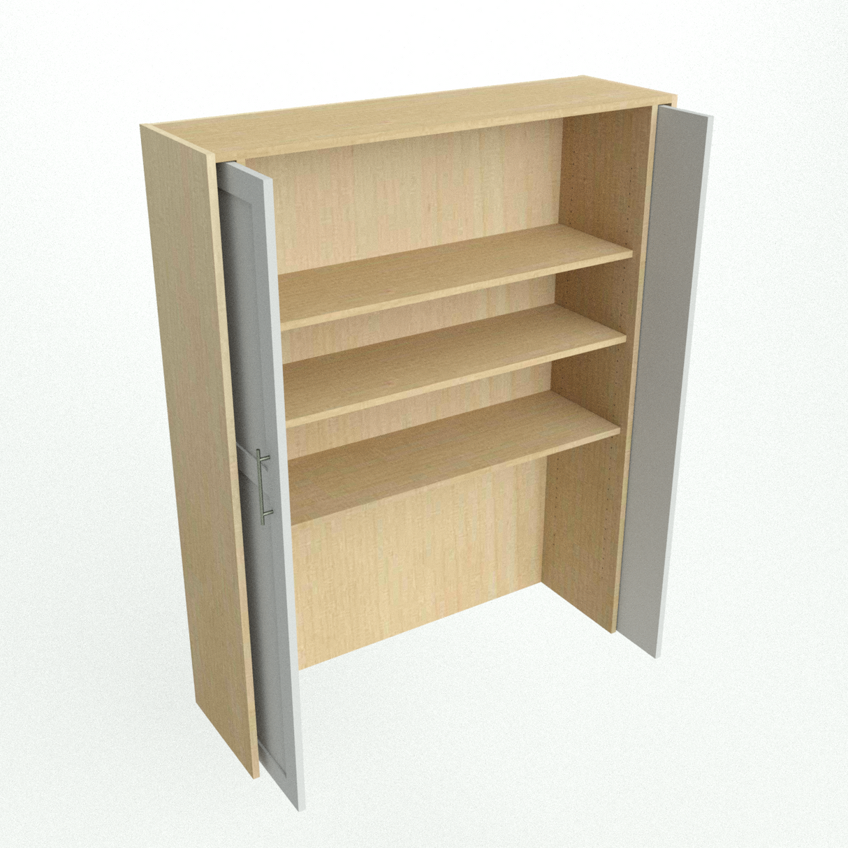 wall cabinet 2 pocket doors