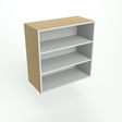 wall cabinet open white