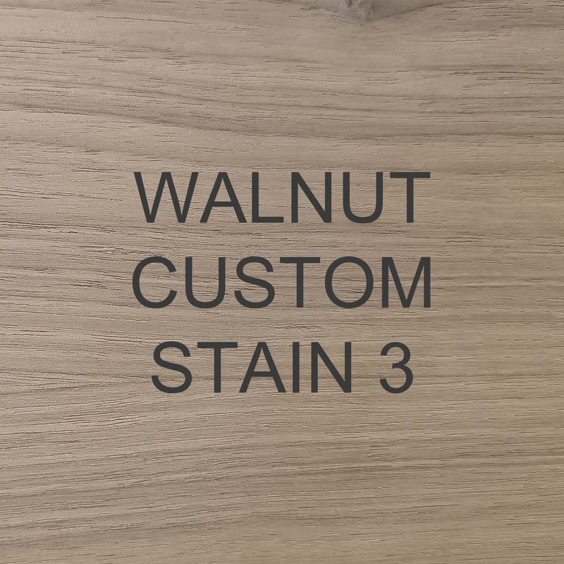 walnut custom stain