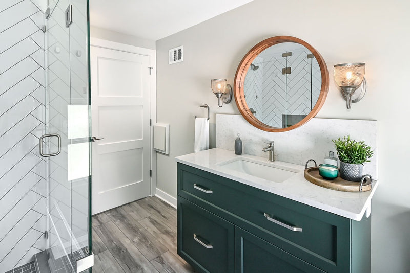 vanity with drawers