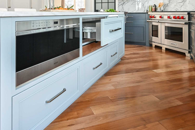 blue gray cabinets