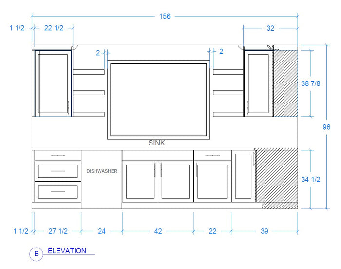 measure cabinets