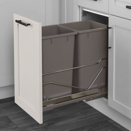 trash pull out metal
