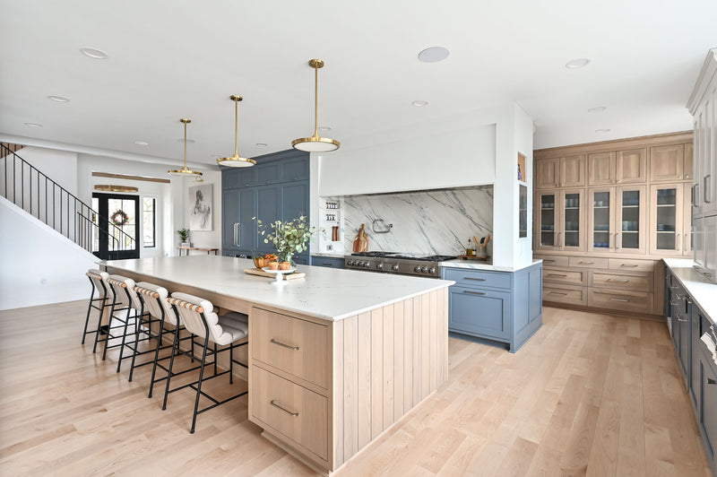 white oak cabinets