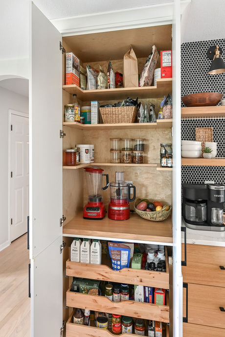 Pantry Cabinet - 4 Doors, Stacked