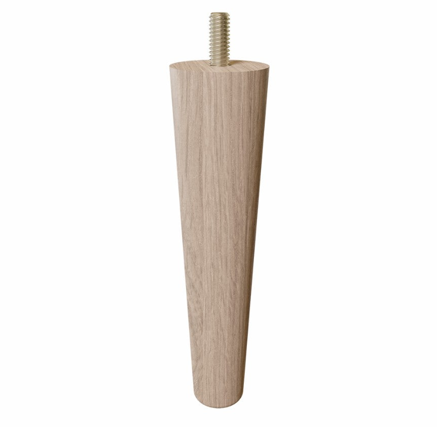 Wood round tapered furniture leg